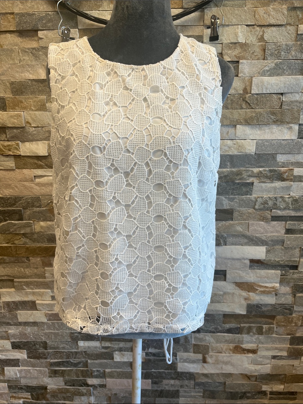 Calvin Klein White Lightweight Zip Jacket